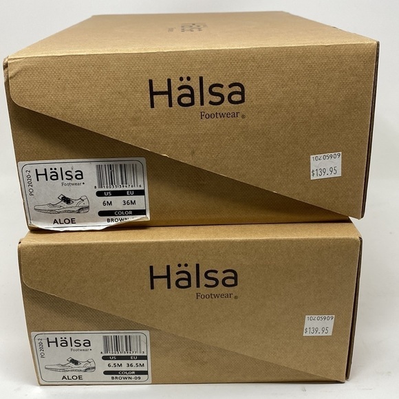 Hälsa Footwear Aloe Mary Jane Comfort Shoes Brown - Picture 8 of 8